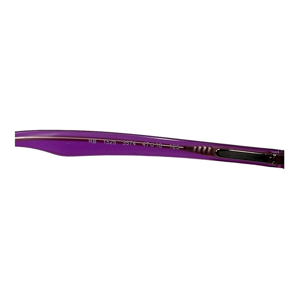 Ray-Ban Eyeglasses Frames kids Pink Square Full Rim 1525 3574 47[]16 125 H3601‎ - Picture 5 of 7